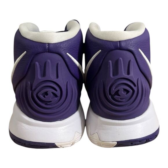 Nike Mens Kyrie 6 TB White & Purple Basketball Sneakers Size 18 Shoes CW4142-501 main image 6